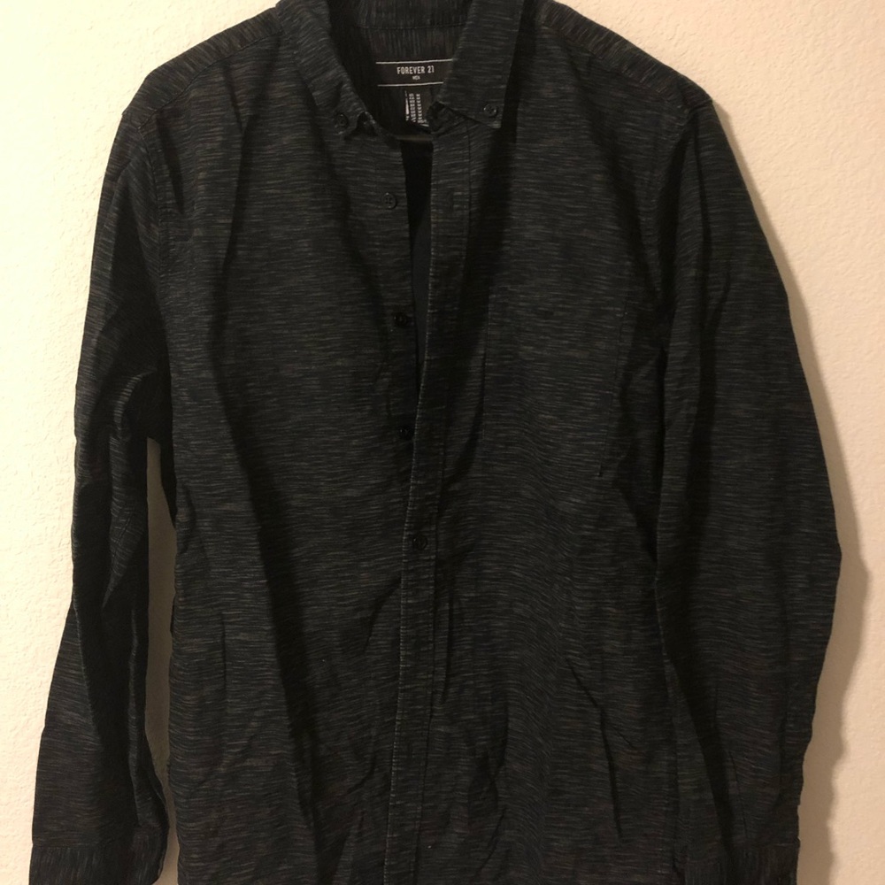F21 button down